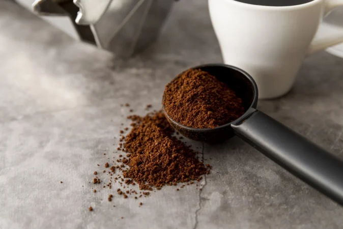 close up coffee powder spoon Merca2.es
