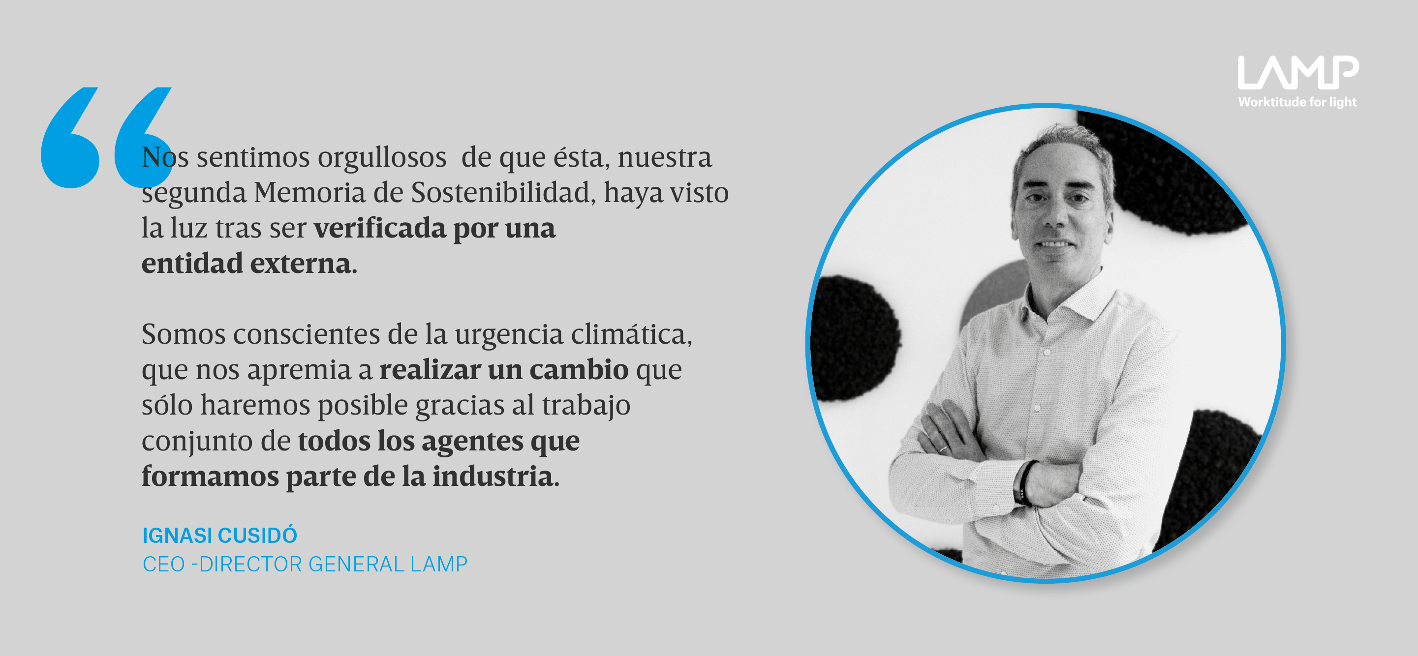 Lamp redujo sus emisiones un 33% el año pasado