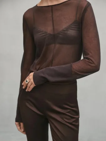 Massimo Dutti lanza la tendencia de la temporada: prendas con estilo para el otoño-invierno 3 Merca2.es Jersey semitransparente costura - Studio