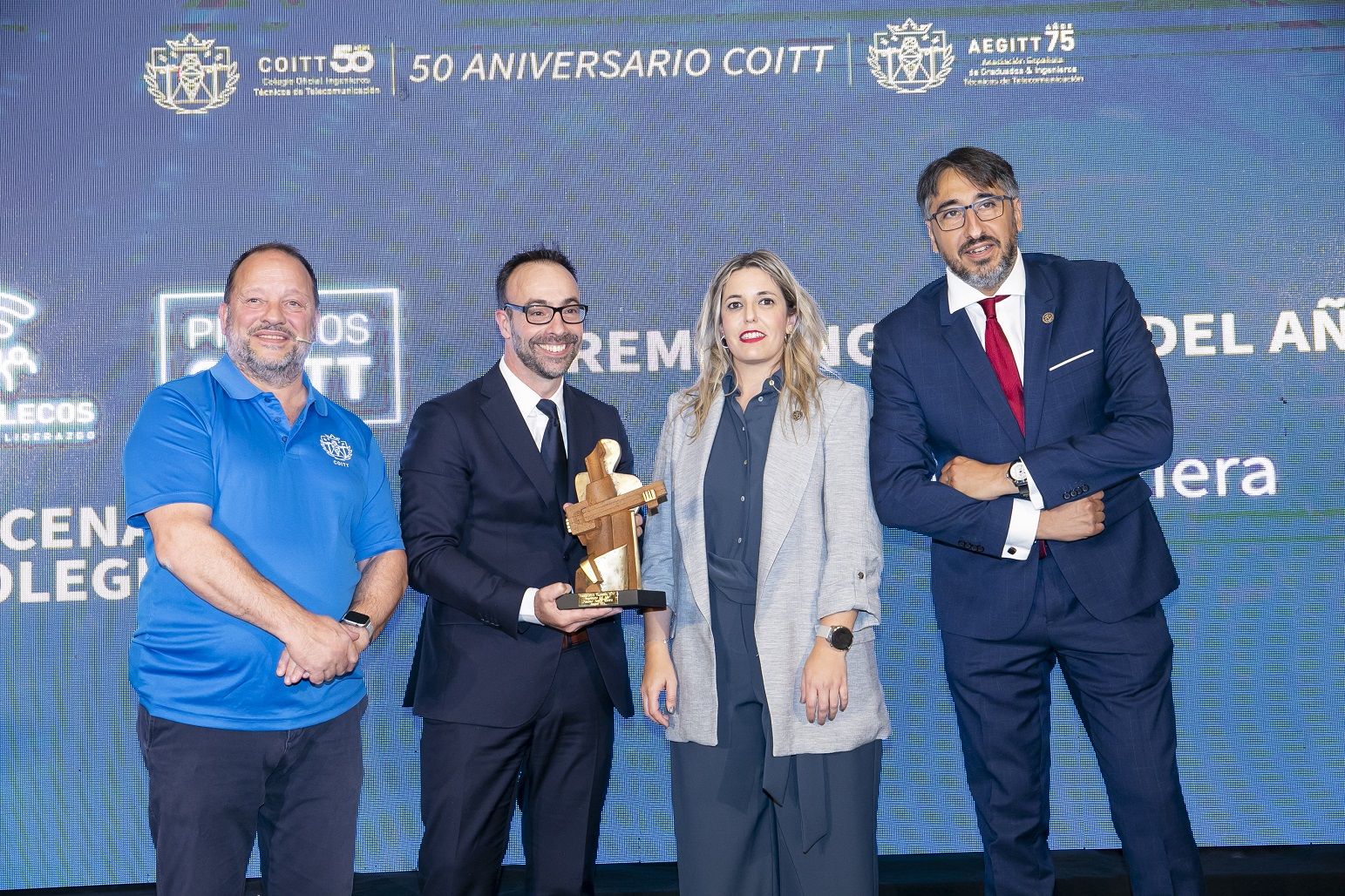 Puertos del Estado, Fundación ONCE, DigitalES y Microsoft, galardonados en Foro Telecos y Premios COITT