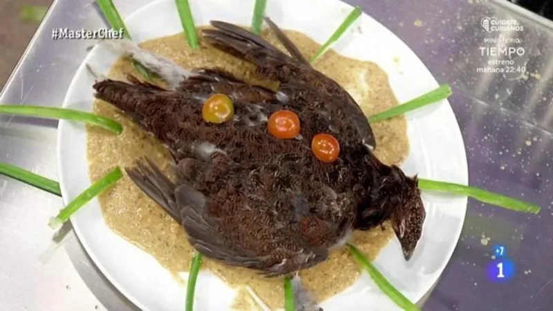 Platos MasterChef pajaro asado Merca2.es