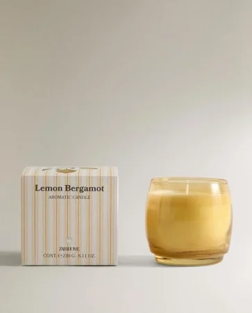 Dale un nuevo toque a tu casa con esta deliciosa colección de ambientadores de Zara Home 42 Merca2.es VELA AROMÁTICA LEMON BERGAMOT