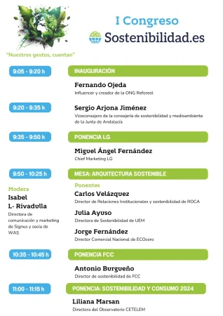 El Congreso de Sostenibilidad reúne a expertos bajo el lema 'Nuestros gestos, cuentan' 3 Merca2.es burgueno1 Merca2.es