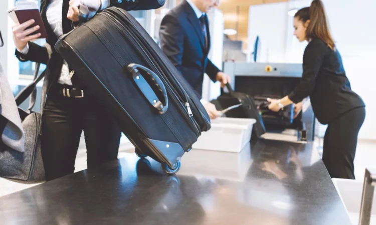 El equipaje irregular te puede salir caro: Iberia fija un recargo máximo de 275 euros 1 Merca2.es control de equipajes en un aeropuerto Merca2.es