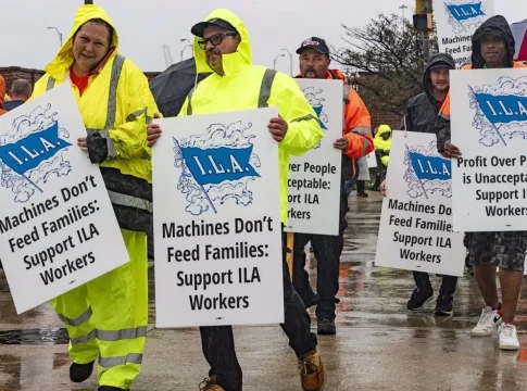 trabajadores portuarios estados unidos