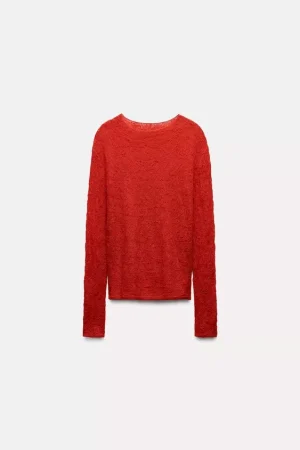 Los 5 jerséis más estilosos de Zara que se agotarán en breves porque son perfectos para llevar en otoño 40 Merca2.es Zara semitransparente