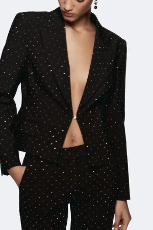 BLAZER ENTALLADA BRILLOS