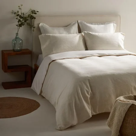 Juego de funda nórdica algodón y lino Almond El Corte Inglés
