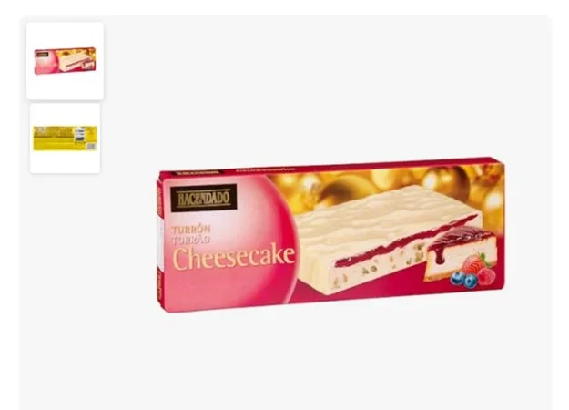 Turrón de cheesecake Hacendado