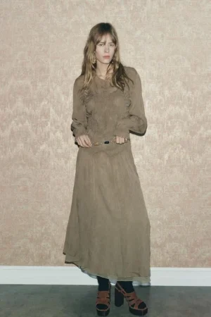 VESTIDO BORDADO JACQUARD ZW COLLECTION