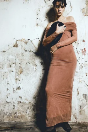 Vestido hombros descubiertos