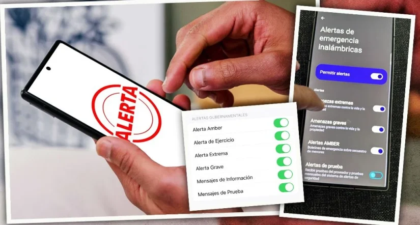 Tipos de alertas que se activan con esta herramienta