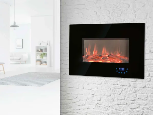 Detalles de la chimenea eléctrica de LIDL 