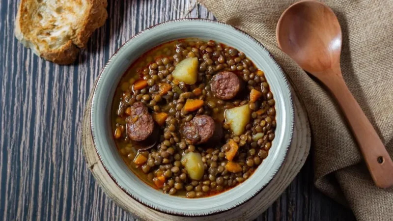 Con el truco de la abuela esta receta de lentejas a la gallega transformará tu invierno
