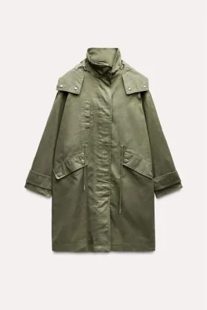 Más elegante y cómoda que nunca con estas 5 parkas de Zara para que te digan qué guapa vas 100 Merca2.es Zara algodón