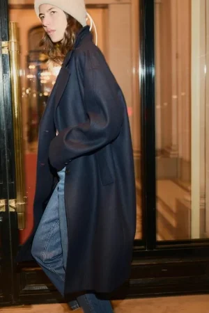 ABRIGO OVERSIZE CON LANA