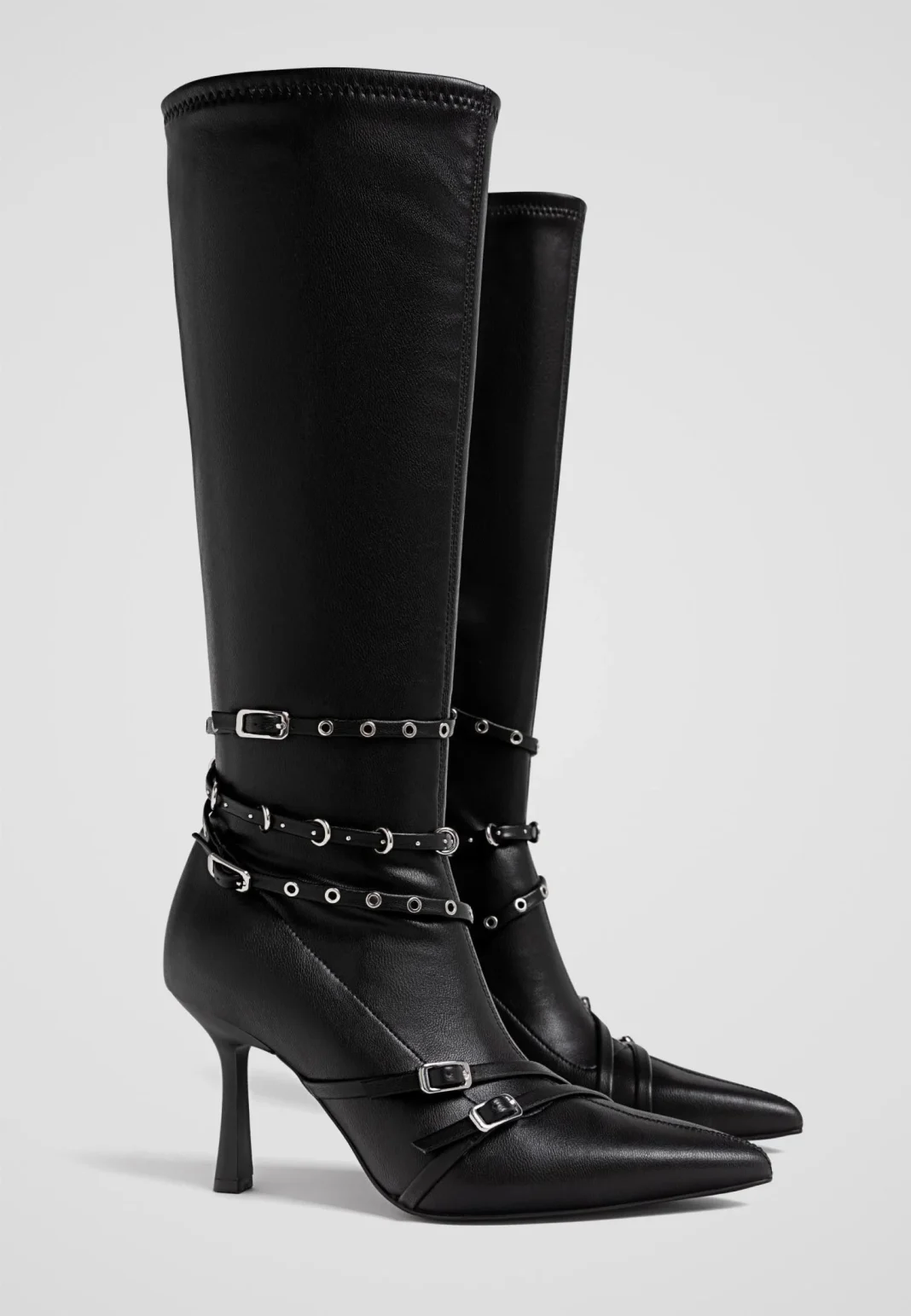 Botas altas hebillas