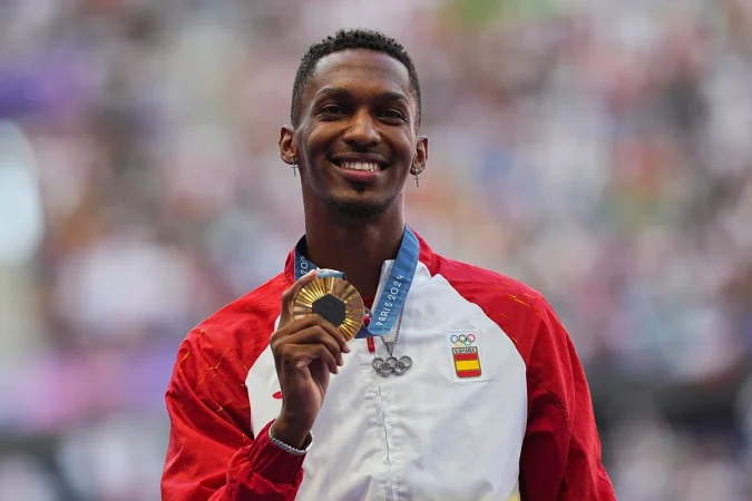 EuropaPress 6152775 10 august 2024 france saint denis spains gold medalist jordan alejandro Merca2.es