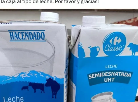 La diferencia entre la leche de Carrefour y Mercadona irrita a los consumidores 1 leche