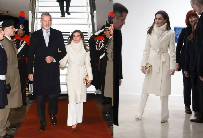 Blanco nieve, otro de los preferidos de Letizia Ortiz que están en Mango 