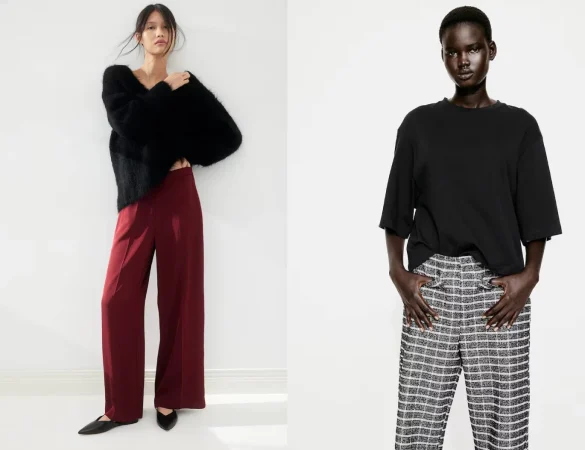 H&M lanza pantalones anchos y holgados por menos de 30 euros que no llegarán a Navidad 4 Merca2.es Wide Legs, la moda furor en H&M
