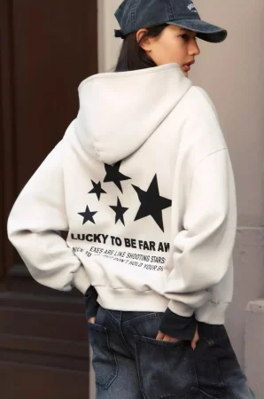 Sudadera capucha estrellas