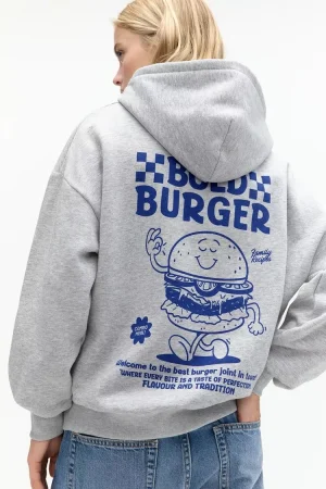 Sudadera capucha hamburguesa