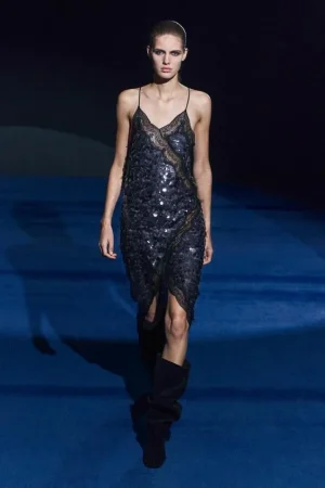 VESTIDO LENTEJUELAS ENCAJE ZW COLLECTION