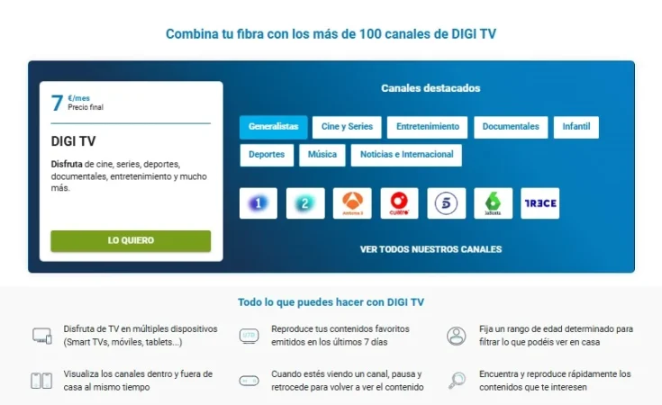 Digi estrena su servicio TV en España a solo 7 euros al mes 5 Merca2.es Digi estrena su servicio TV en España a solo 7 euros al mes