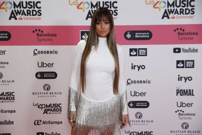 EuropaPress 6265271 marta diaz photocall previo cena nominados los40 music awards 2024 octubre Merca2.es