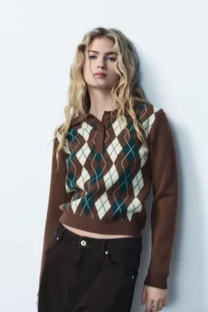 JERSEY POLO PUNTO ROMBOS