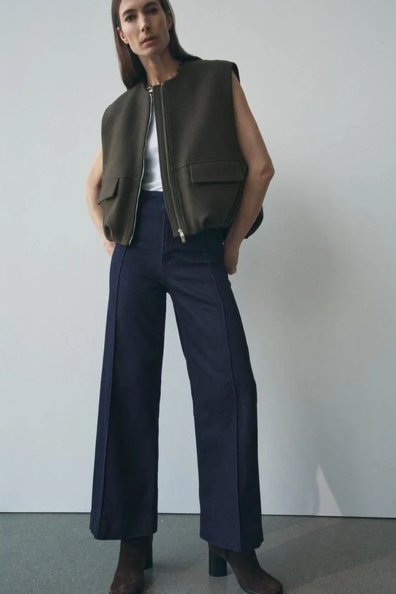 Jeans ZW Collection Wide Leg de Zara: comodidad y estilo en una sola prenda