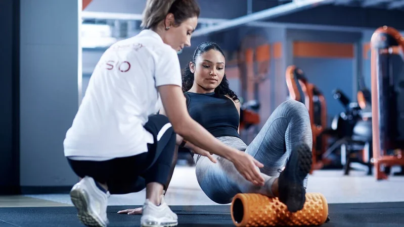 4. Date masajes con un foam roller