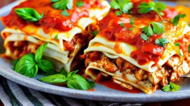 5. Hornéalo y sirve adornado con hojas verdes frescas