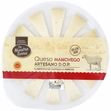 Queso de oveja curado manchego artesano D.O.P. de Nuestra Tierra