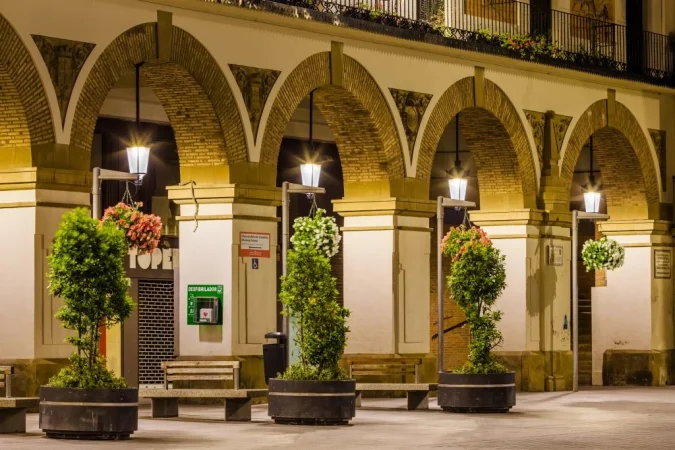 La historia de la Plaza de los Fueros