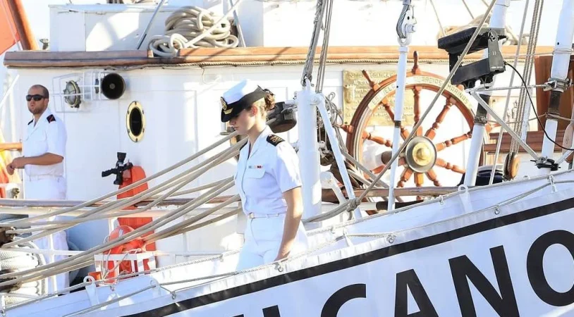 Una visita algo sin protocolo para Leonor, pero valiosa