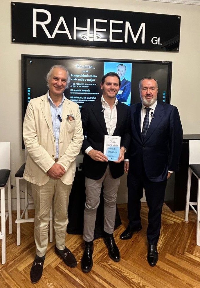 Albert Rivera le da un nuevo impulso a la exclusiva ‘Guía para vivir sanos 120 años’ del Dr. Manuel de la Peña