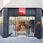 La fachada de una tienda Dia en España.