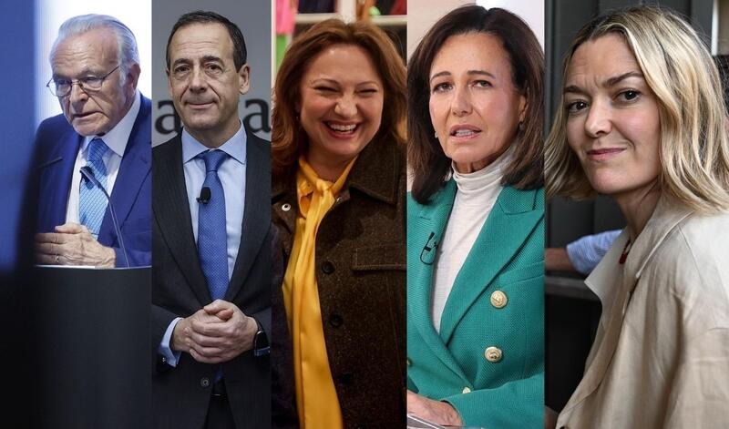 Isidre Fainé, Gonzalo Gortázar, Marta Álvarez, Marta Ortega y Ana Botín, mejores gestores empresariales 2025