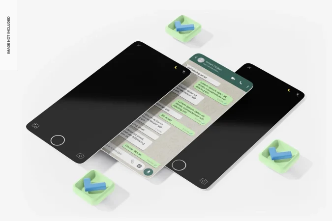 Mucho cuidado con la 'estafa del banco' a través de WhatsApp, te pueden vaciar la cuenta en segundos 37 Merca2.es 638774 smartphone screens with social network icon mockup perspective Merca2.es