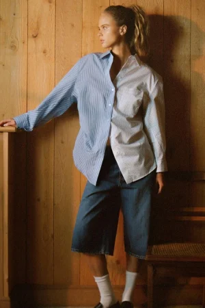 BERMUDA JORTS DENIM TRF BAGGY NFL JETS