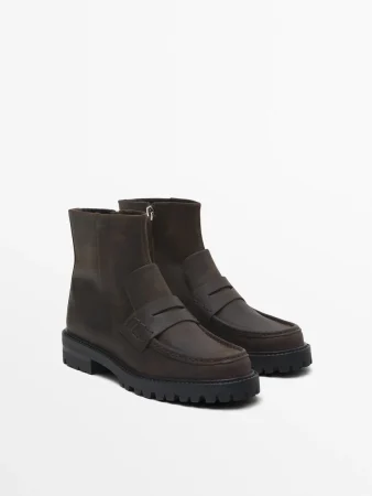 Siente el lujo y la comodidad en cada paso con estos botines de Massimo Dutti 40 Merca2.es Botín antifaz piso track