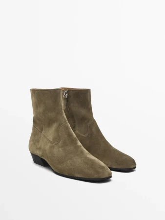 Siente el lujo y la comodidad en cada paso con estos botines de Massimo Dutti 44 Merca2.es Botín plano soft