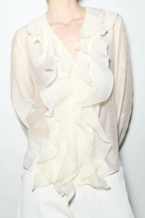 CAMISA VOLANTES ZW COLLECTION