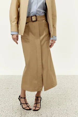 La falda midi de Sfera que será tu aliada para cualquier evento formal 8 Merca2.es Falda tubo algodón