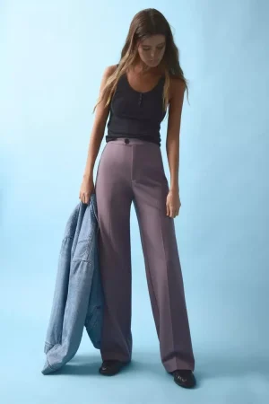 Pantalón de vestir tiro alto