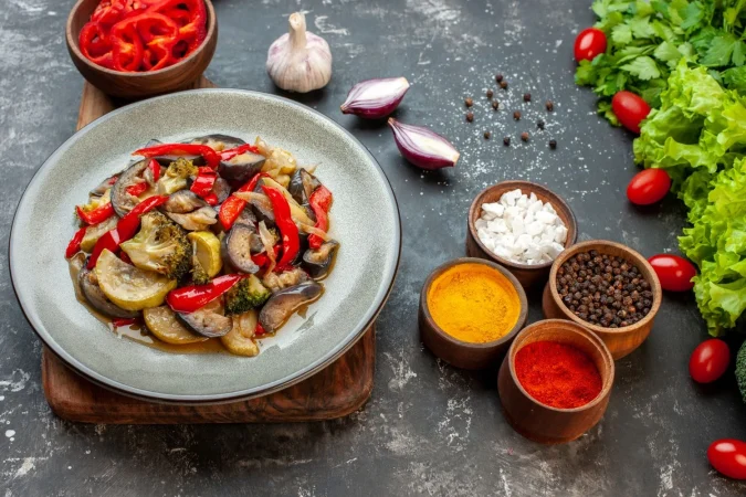 Llega el sofrito de los ingredientes