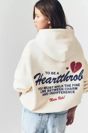 Sudadera capucha corazón roto