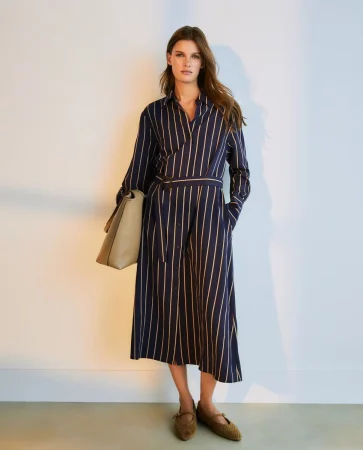 El Corte Inglés tiene el vestido camisero más versátil que necesitas en tu armario esta temporada 47 Merca2.es Vestido camisero a rayas
